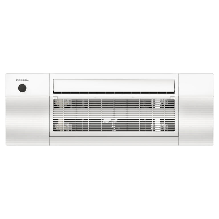 MRCOOL DIY Mini Split - 27,000 BTU 2 Zone Ceiling Cassette Ductless Air Conditioner and Heat Pump with 25 ft. Install Kit, DIYM227HPC01C07