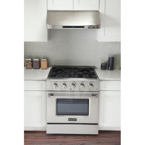 Kucht Professional 30 in. 4.2 cu ft. Natural Gas Range with Silver Knobs, KNG301-S