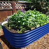 Olle Gardens 17" Tall, 12-in-1 Raised Garden Bed - Cobalt Blue