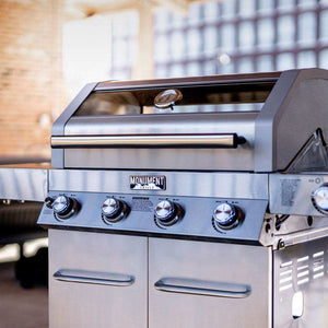 Monument Grills Classic 41847NG Series | 4 Burner Propane Gas Grill in Stainless Steel  (Natural Gas Convertible)