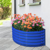 Olle Gardens 17" Tall Decorative Semi-circle Raised Garden Bed - Cobalt Blue