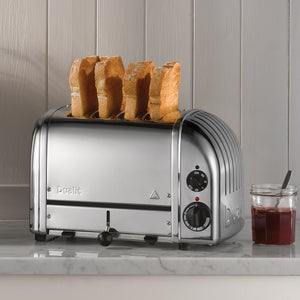 Dualit New Generation Classic 4-Slice Toaster in Stainless Steel