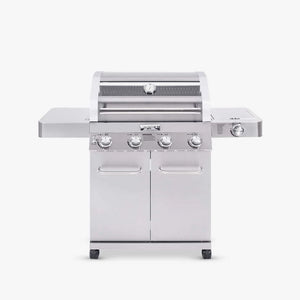 Monument Grills Classic 41847NG Series | 4 Burner Propane Gas Grill in Stainless Steel  (Natural Gas Convertible)