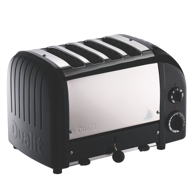 Dualit New Generation Classic 4-Slice Toaster in Matte Black