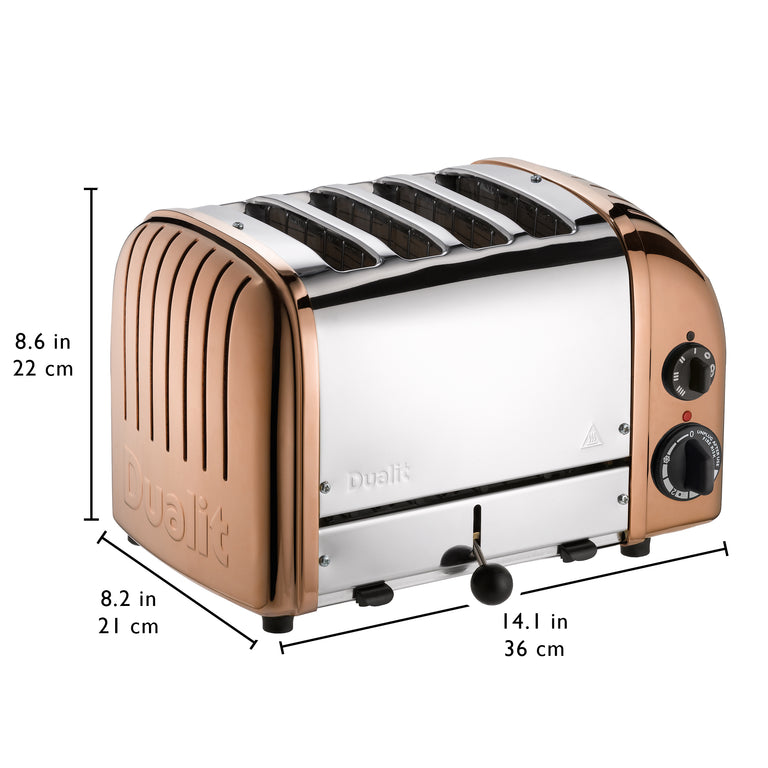 Dualit New Generation Classic 4-Slice Toaster in Copper