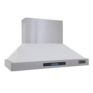 Kucht Professional 48" Wall Mount Range Hood 1,200 CFM in White, KRH4815-W