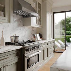 ZLINE 36 in. Under Cabinet Stainless Range Hood Heat Lamp 523-36