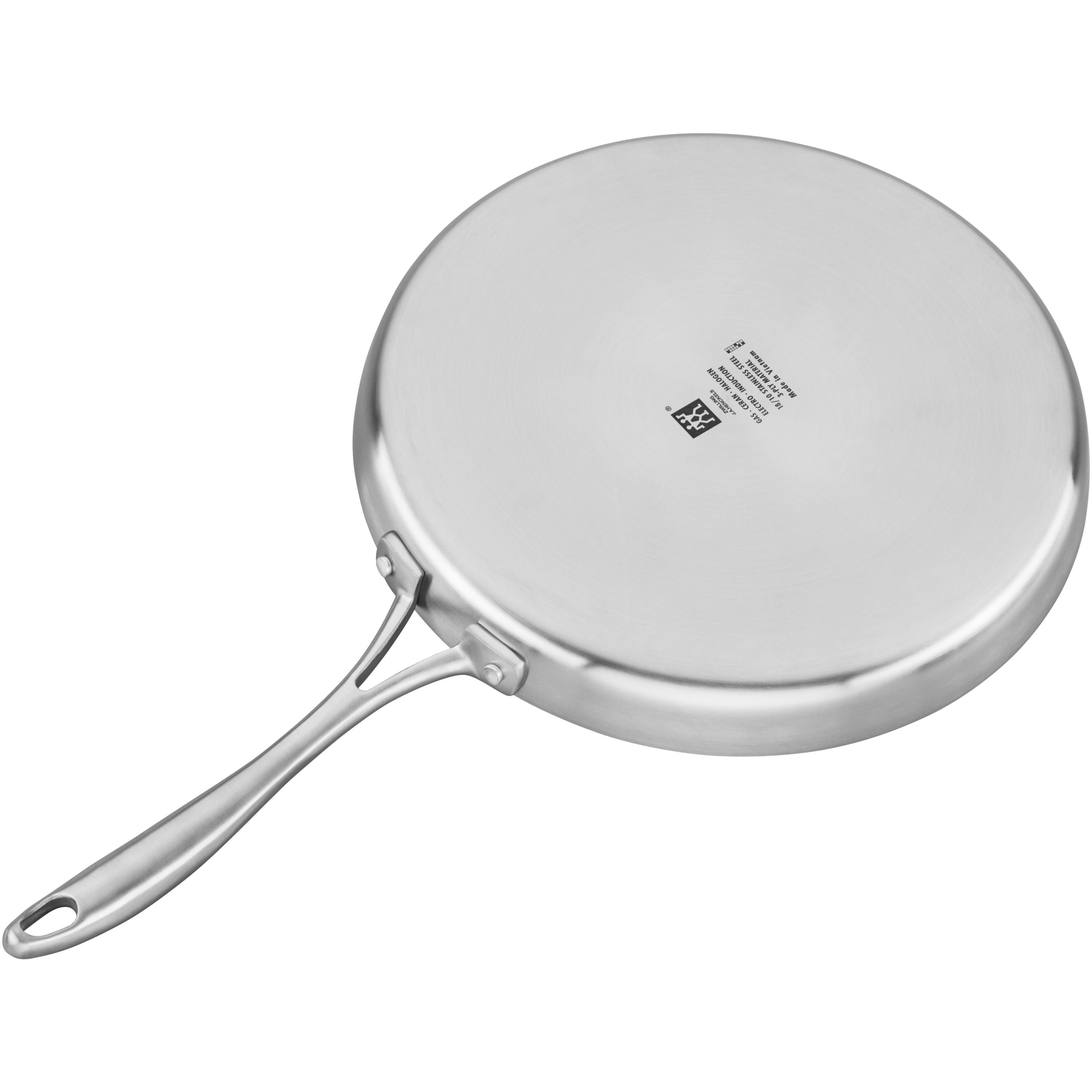 ZWILLING 12" Stainless Steel Ceramic NonStick Griddle, Spirit 3Ply C