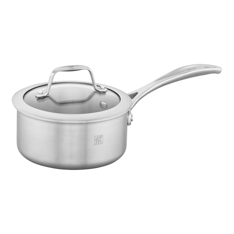 ZWILLING 1 Qt. Stainless Steel Sauce Pan, Spirit 3-Ply Series