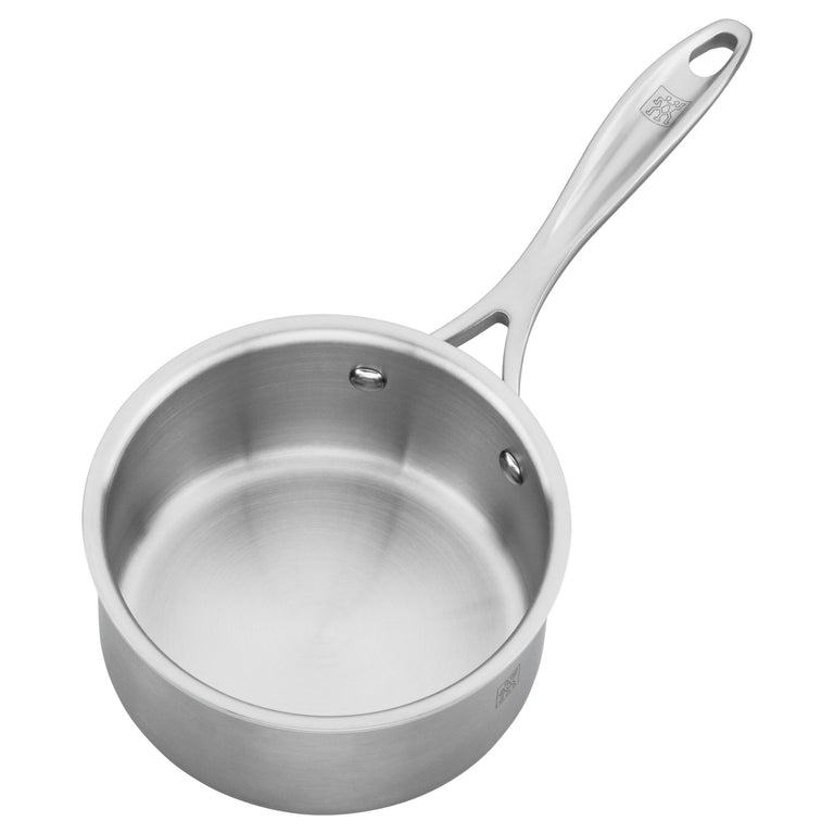 ZWILLING 1 Qt. Stainless Steel Sauce Pan, Spirit 3-Ply Series