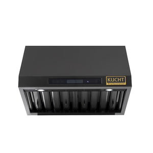 Kucht Professional 30" Under Cabinet Range Hood 900 CFM in Titanium Stainless Steel, KRH303A