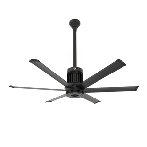 Big Ass Fans i6 60" Ceiling Fan in Black, Downrod 24", Indoors
