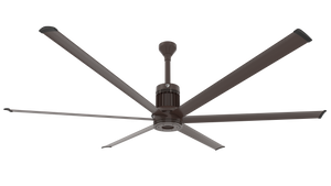 Big Ass Fans i6 96" Ceiling Fan in Oil Rubbed Bronze, Downrod 12", Indoors