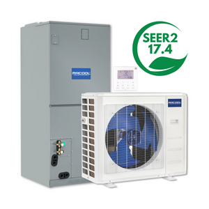 MRCOOL Hyper Heat 2nd Gen 36K BTU 3 Ton 17.4 SEER2 Central Ducted Heat Pump Split System, CENTRAL-36-HP-230B00-O