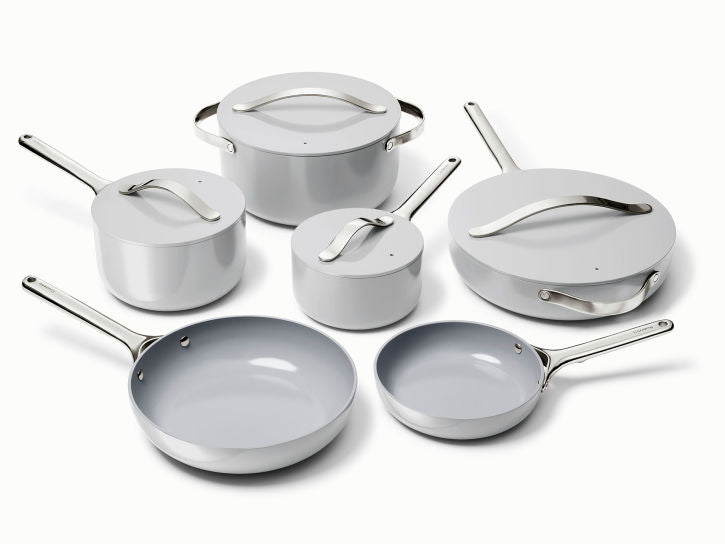 Caraway Home Non-Stick Ceramic Cookware Set, 7-Piece - Gray