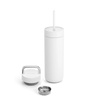 Fellow Carter 2-in-1 Chill Set (20 oz Carry, Cold lid w/ Straw) - White Matte