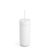 Fellow Carter Cold Tumbler with Lid and Straw - White Matte