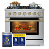 HausPro Range 36" - Satin Brass