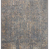 Loloi Indra Collection Power Loomed Contemporary Area Rug INA-05 - Graphite / Sunset