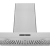 Hauslane 30 in. Convertible Island Range Hood with Dual Controls, LED, Baffle Filter in Stainless Steel - Stainless Steel