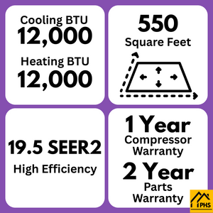 MRCOOL DIY® 5th Gen EasyPro 12,000 BTU Single Zone Mini Split Complete System 115V with 16 ft. DIY Quick Connect Line Set and DIYPRO Cable, EZPRO-12-HP-11516D-O