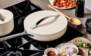 Caraway Deluxe Cookware Set in Cream
