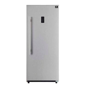 FORNO Fortezza 28" Right-Swing Convertible Refrigerator/Freezer with Digital Controls in Stainless Steel, FFFFD1738-28RS