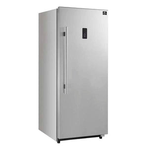 FORNO Fortezza 28" Right-Swing Convertible Refrigerator/Freezer with Digital Controls in Stainless Steel, FFFFD1738-28RS