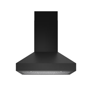 THOR Kitchen 36" 800 CFM Convertible Wall Mount Convertible Range Hood in Black Stainless Steel, TRH36PB