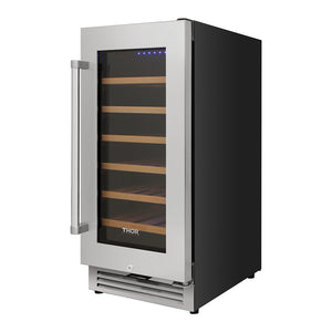 THOR Kitchen 15 in. 33 Bottle Wine Cooler, TWC1501
