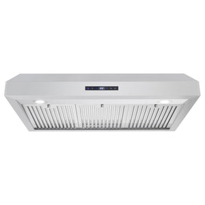 Cosmo 36" 380 CFM Convertible Under Cabinet Range Hood with Digital Touch Controls, UMC36