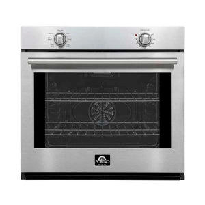 FORNO Espresso Vomero 30" 5 cu. ft. Built-In Single Electric Wall Oven in Stainless Steel, FBOEL1370-30