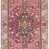 Loloi Zharah Collection Hooked Transitional Area Rug ZR-05 - Raspberry / Taupe