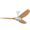 Big Ass Fans Haiku Indoor Ceiling Fan with Caramel Bamboo Blade and LED Downlight Kit - Caramel Bamboo Blades / White Motor