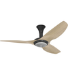 Big Ass Fans Haiku Indoor Ceiling Fan with Natural Bamboo Blade and LED Downlight Kit - Natural Bamboo Blades / Black Motor