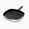 Caraway 10.5” Enameled Cast Iron Grill Pan - Cream