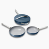 Caraway 4pc Fry & Sauté Set - Navy