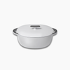 Caraway 8.5 qt Enameled Cast Iron Oval Dutch Oven - Gray