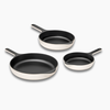 Caraway Enameled Cast Iron Skillet Trio - Cream