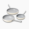 Caraway Fry Pan Trio - Cream