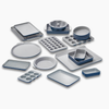 Caraway Full Ceramic Bakeware Set - Navy