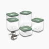 Caraway Glass Airtight Container Set - Sage