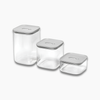 Caraway Glass Airtight Container Trio - Gray