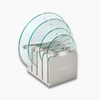 Caraway Glass Lid Set of 4 - Classic Chrome Glass Lid
