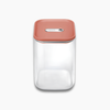 Caraway Large Glass Airtight Container - Perracotta