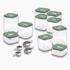 Caraway Ultimate Glass Airtight Storage Set - Sage