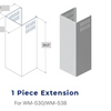 Hauslane Chimney Extension - CHE001 (WM-530 / WM-538) - Stainless Steel