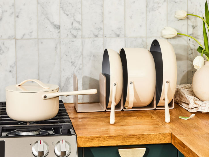 Caraway x Tan France Monochrome Cookware Set in Crème