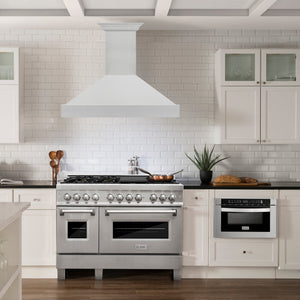 ZLINE 48" Satin Stainless Steel Wall Mount Range Hood, 8654SN-48