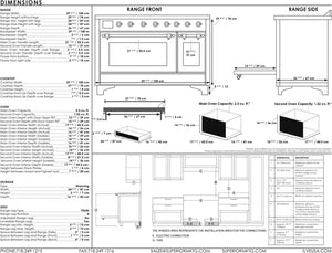 ILVE Majestic II 40" Induction Range with Element Stove and Electric Oven in Burgundy with Chrome Trim, UMDI10NS3BUC